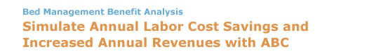 Benefit Analysis - Simulate Annual Labor Cost Savings and Increased Annual Revenues with ABC